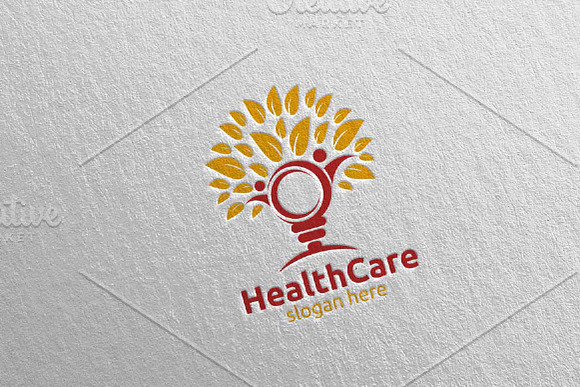 Organic Health Care Medical Logo 30 in Logo Templates - product preview 3