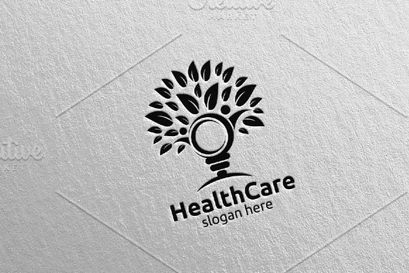Organic Health Care Medical Logo 30 in Logo Templates - product preview 4