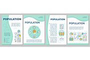 Population brochure template