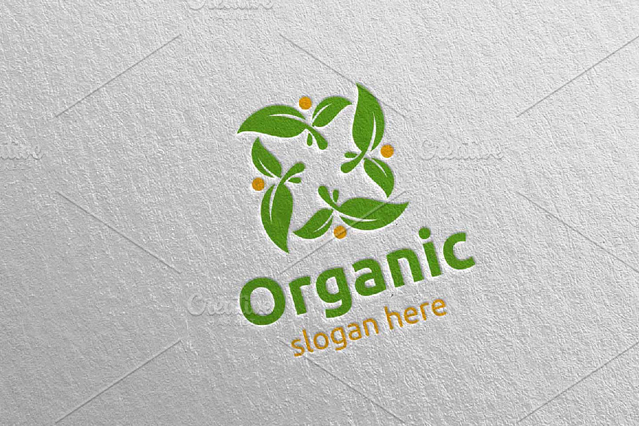 Natural and Organic Logo design 32 in Logo Templates - product preview 8