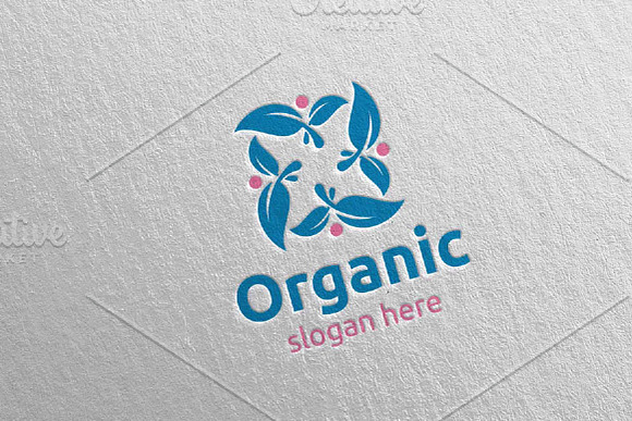 Natural and Organic Logo design 32 in Logo Templates - product preview 1