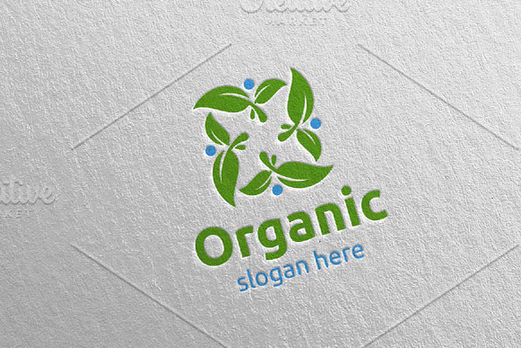 Natural and Organic Logo design 32 in Logo Templates - product preview 2