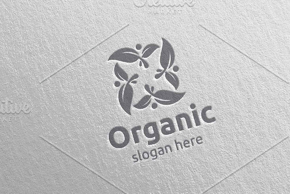 Natural and Organic Logo design 32 in Logo Templates - product preview 4