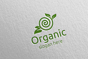 Natural and Organic Logo design 34