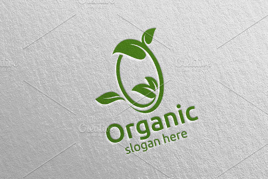 Natural and Organic Logo design 36 in Logo Templates - product preview 8