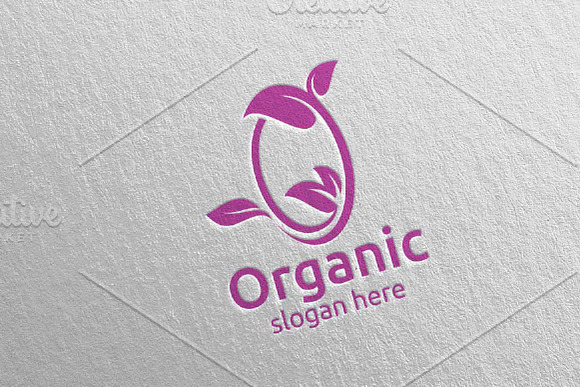 Natural and Organic Logo design 36 in Logo Templates - product preview 2