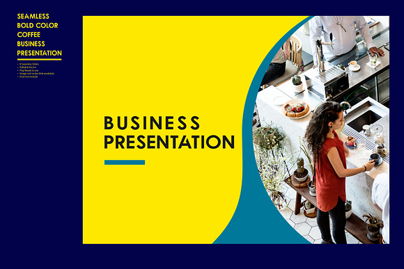 Bold Bussines Presentation Template in Presentation Templates - product preview 3