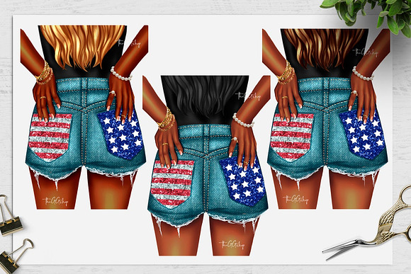 Happy 4th of July clipart in Illustrations - product preview 1