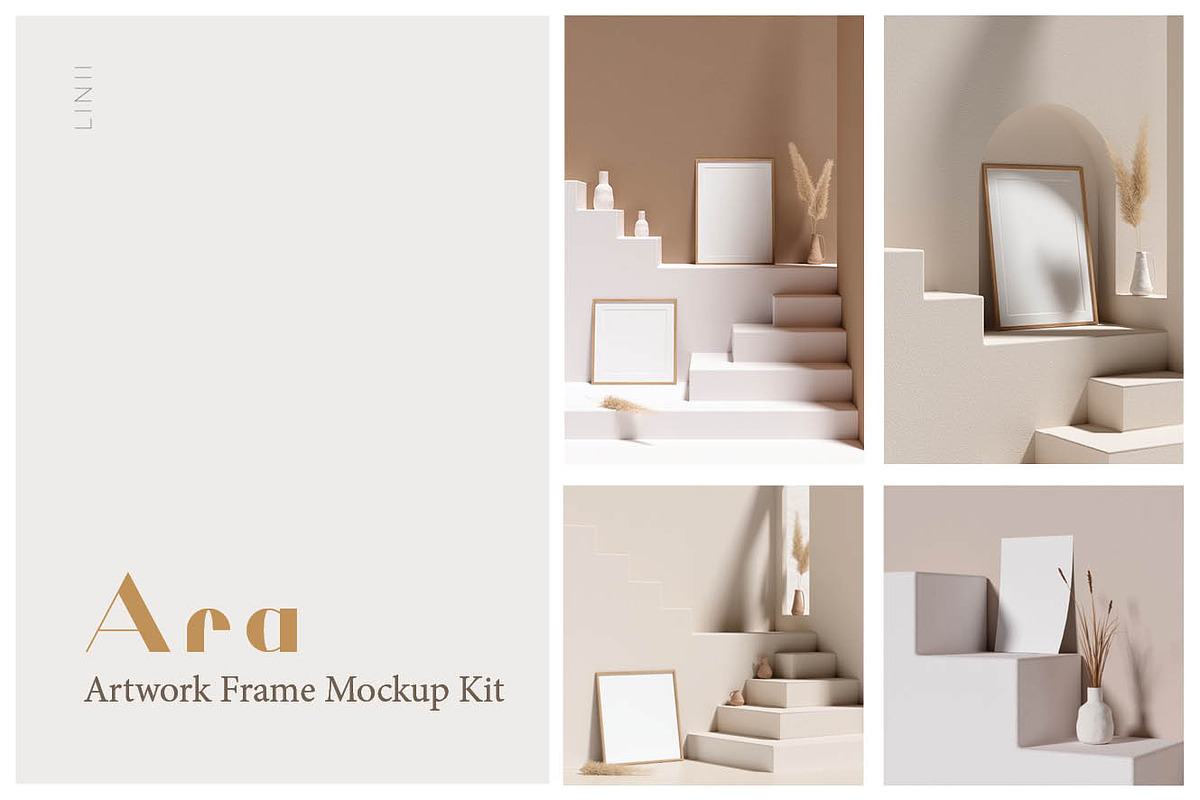 Ara Artwork Frame Mock-up Kit in Print Mockups - product preview 8