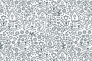 Spring Doodle pattern