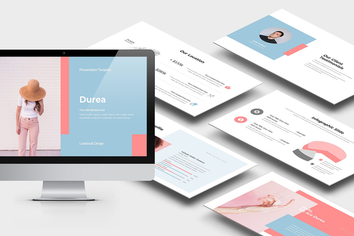 Durea : Pastel Colors Keynote in Keynote Templates - product preview 8