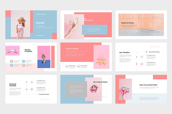 Durea : Pastel Colors Keynote in Keynote Templates - product preview 1