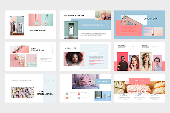 Durea : Pastel Colors Keynote in Keynote Templates - product preview 2