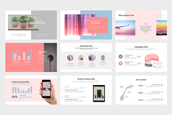 Durea : Pastel Colors Keynote in Keynote Templates - product preview 3