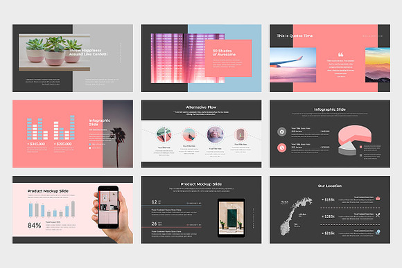 Durea : Pastel Colors Keynote in Keynote Templates - product preview 7
