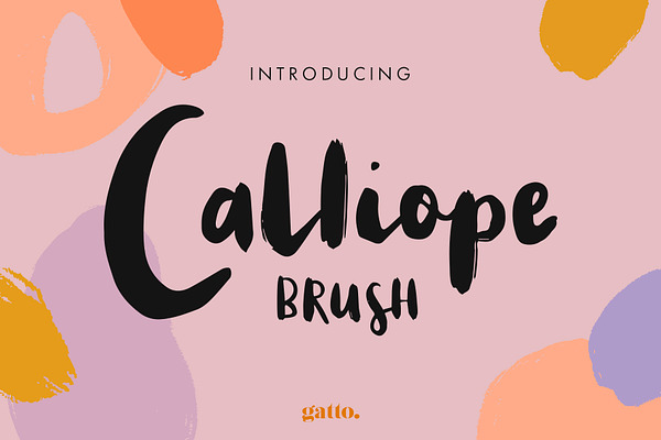 Calliope Casual Brush Font