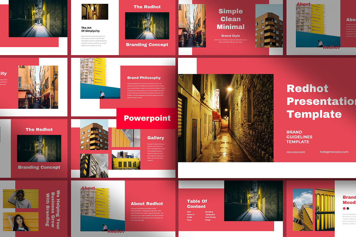 Redhot - Presentation Template in PowerPoint Templates - product preview 8