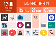 1200 Material Design Icons