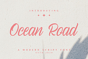 Ocean Road - A Modern Script Font