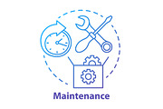 Maintenance concept icon