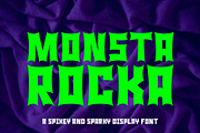 Monsta Rocka - a monster rocker font