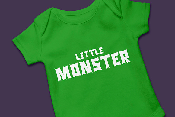 Monsta Rocka - a monster rocker font in Display Fonts - product preview 2