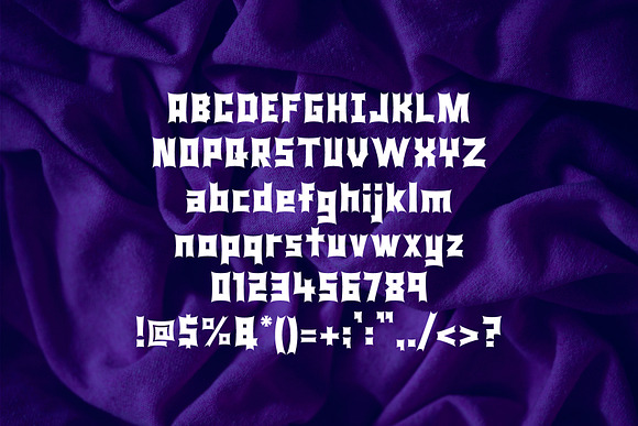 Monsta Rocka - a monster rocker font in Display Fonts - product preview 10