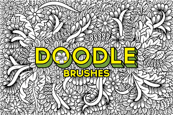 Doodle Brushes for Adobe illustrator in Add-Ons - product preview 3