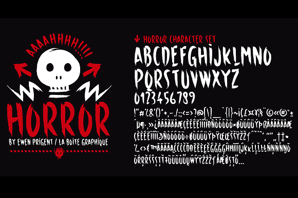 Horror in Scary Fonts - product preview 1