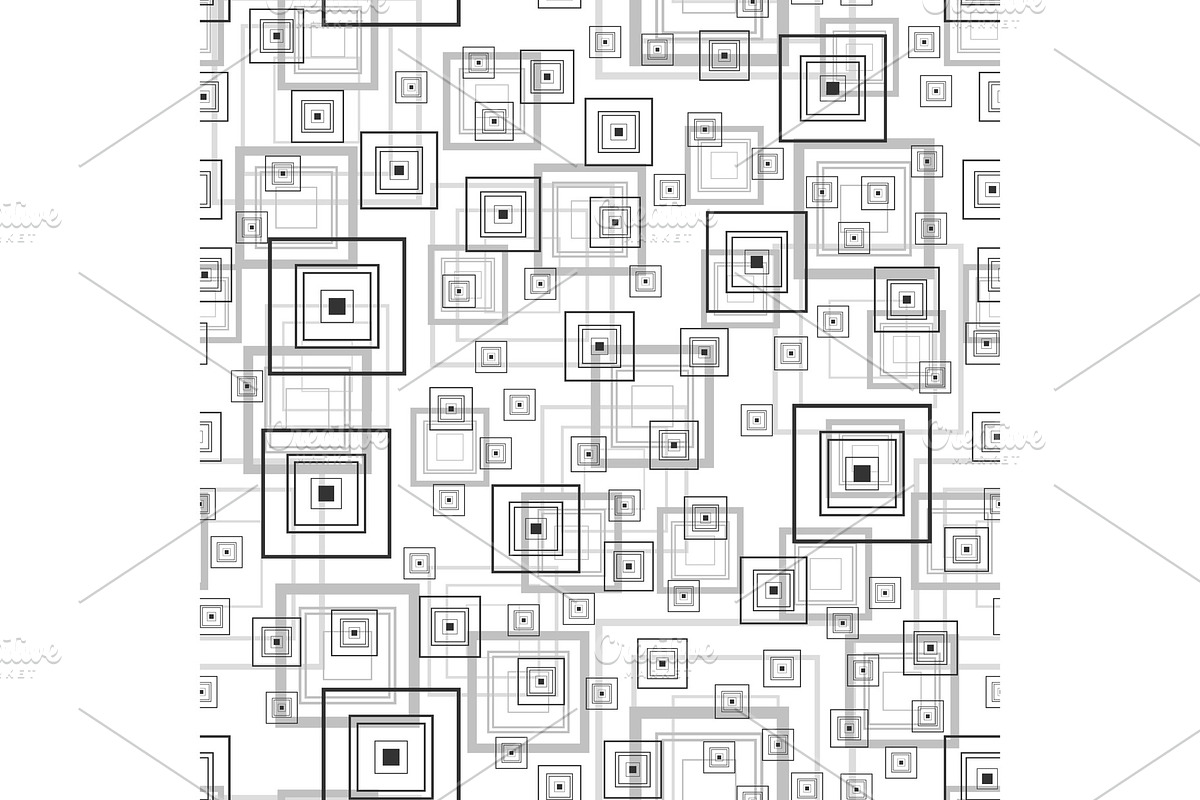 Square rectangle seamless pattern in Illustrations - product preview 8