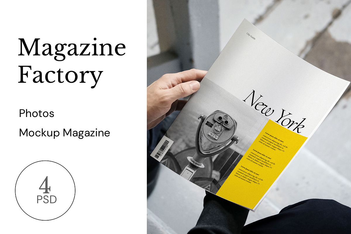 Magazine Factory - Mockup Bundle in Magazine Templates - product preview 8
