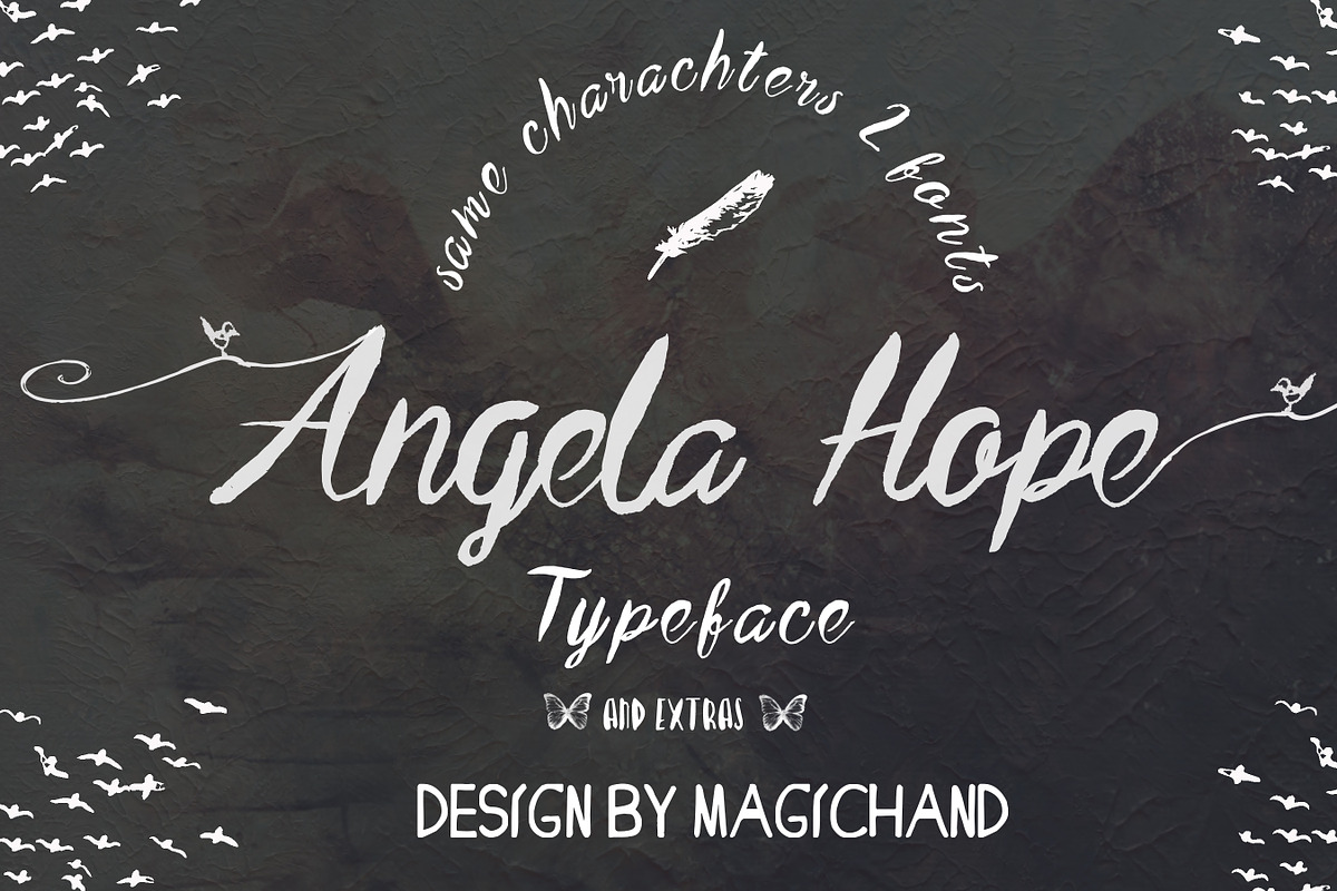 Angela's Hope in Script Fonts - product preview 8