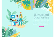 Pregnancy ultrasound examination by