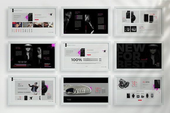 FASHION ART POWERPOINT PRESENTATION in PowerPoint Templates - product preview 4