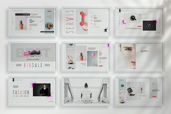 FASHION ART POWERPOINT PRESENTATION in PowerPoint Templates - product preview 5