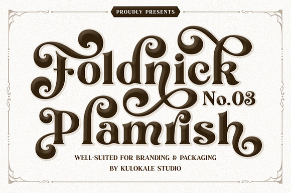 The Foldnick in Display Fonts - product preview 9