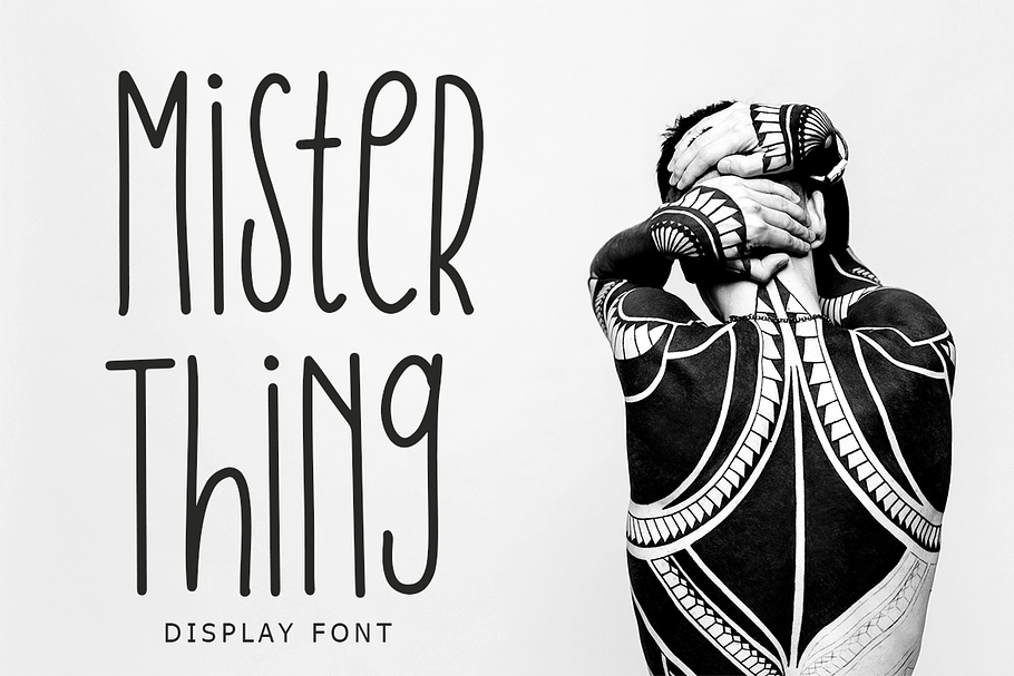 Mister Thing in Display Fonts - product preview 8
