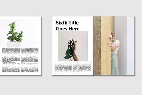 Minimalist Magazine Template in Magazine Templates - product preview 4