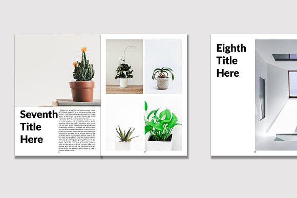 Minimalist Magazine Template in Magazine Templates - product preview 5