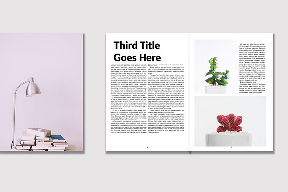 Minimalist Magazine Template in Magazine Templates - product preview 6