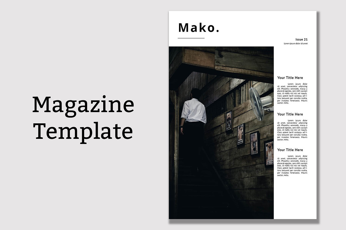 Moka Magazine Template in Magazine Templates - product preview 8