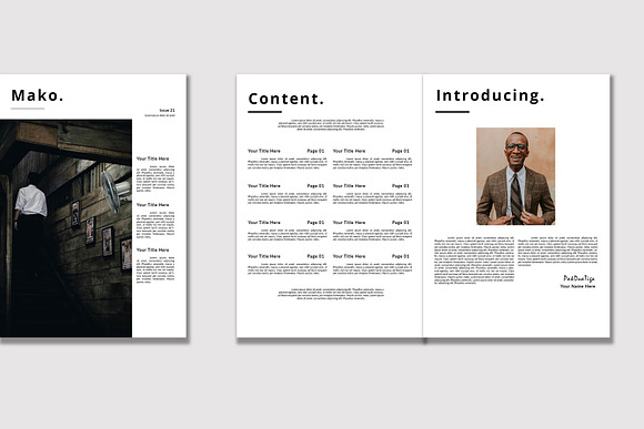 Moka Magazine Template in Magazine Templates - product preview 1