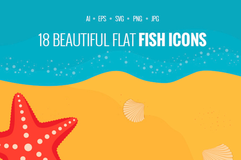 Fish Flat Icons