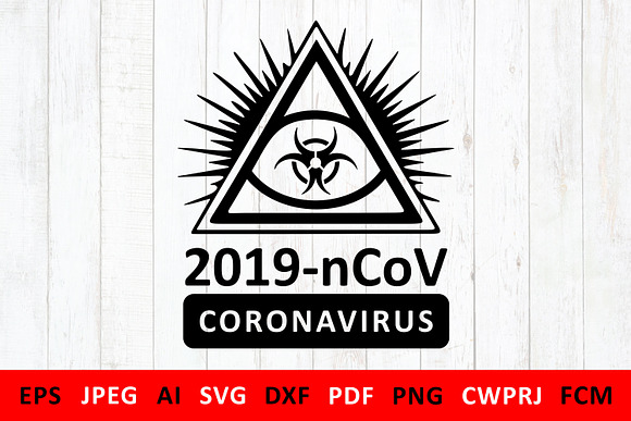 Covid-19 Coronavirus 2019-nCoV svg in Illustrations - product preview 4