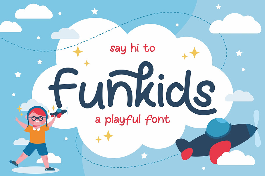 Fun Kids - Playful Font in Display Fonts - product preview 8