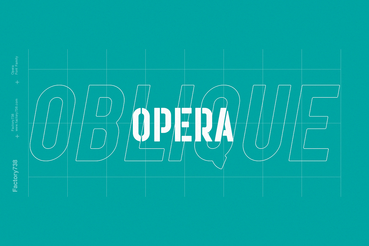 Opera Oblique in Display Fonts - product preview 8