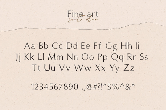 Fine art font duo in Sans-Serif Fonts - product preview 16