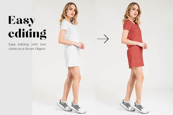Free Basic Dress Mockup Templates in Product Mockups - product preview 2