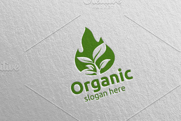 Fire Natural and Organic Logo 5 in Logo Templates - product preview 2