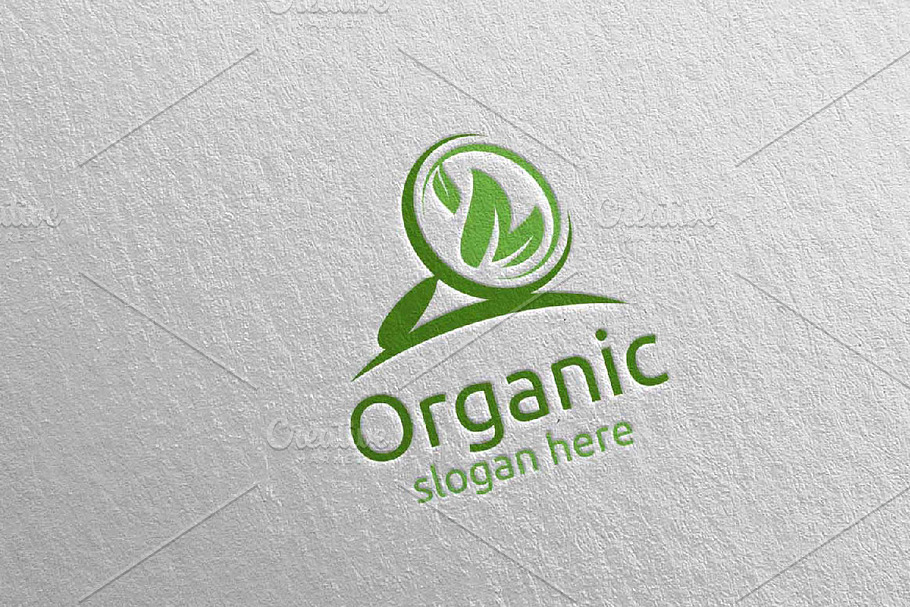Pin Locator Natural, Organic Logo 7